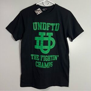 NEW UNDFTD Undefeated Fighting Champs Black Short Sleeve T-Shirt Mens Small S